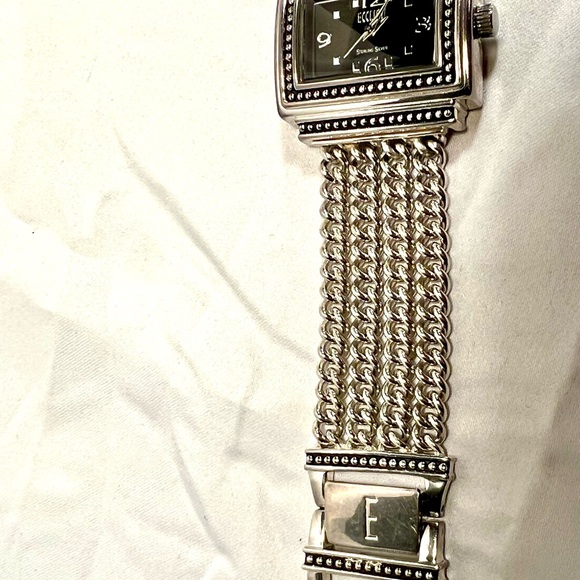 Ecclissi Analog Wristwatch 4 chains bracelet, 6” wrist size, Japan quartz  -1